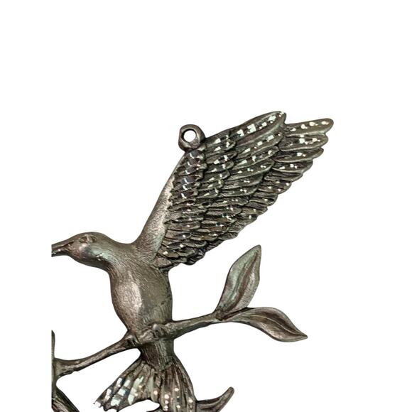Spoontiques Pewter Ornament Suncatcher Prism Hummingbird 3" - Picture 2 of 6